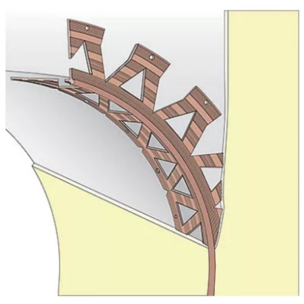 Picture of Wemico A6 Arch Corner Bead 6mm 2.5m