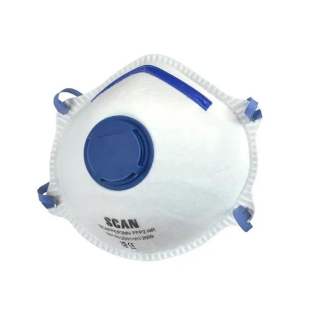 Picture of Moulded Mask Valved FFP2 Protection (Pack 3)