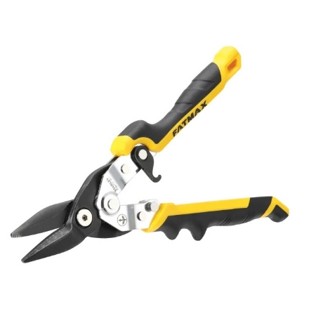 Picture of FatMax® Yellow Ergo Aviation Snips Straight Cut 250mm 10"